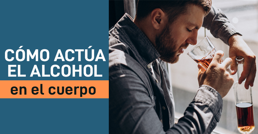¿Cómo actúa el alcohol en el cuerpo?